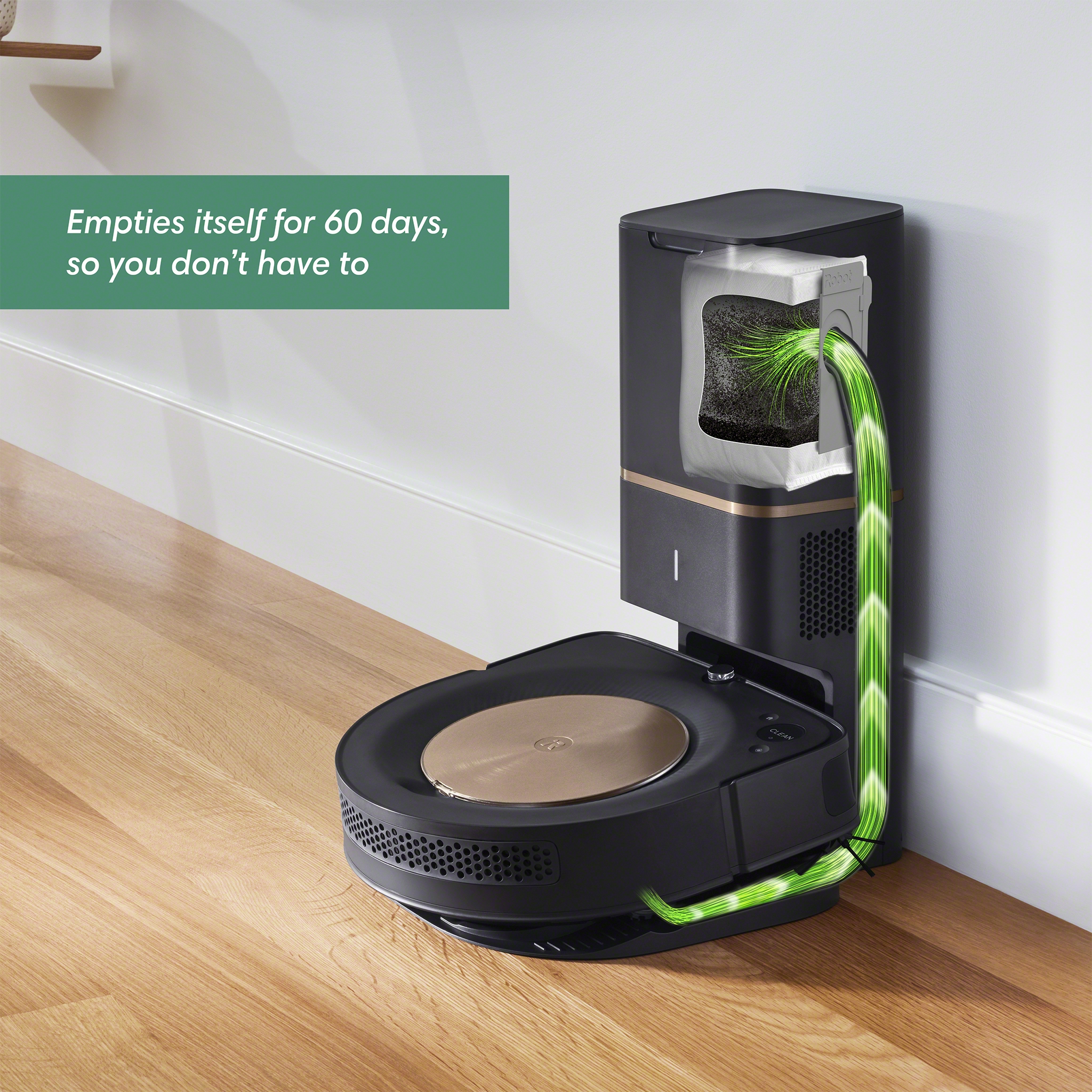 掃除機・クリーナー iRobot Roomba s9+ Roomba® S9+ Self-Emptying Robot Vacuum Cleaner with Clean Base
